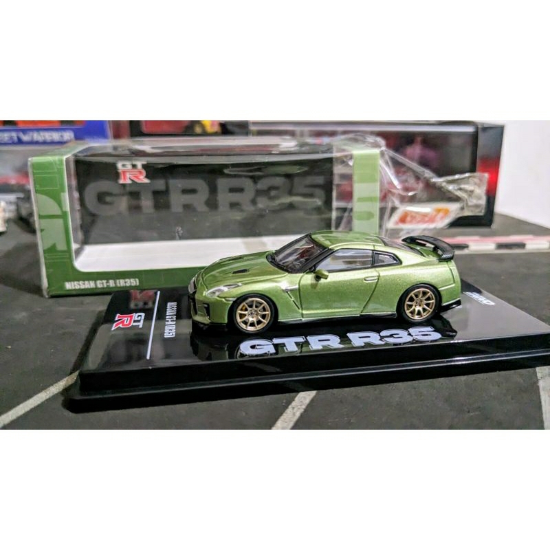 Diecast Inno64 Nissan Skyline GTR R35 Millenium Jade