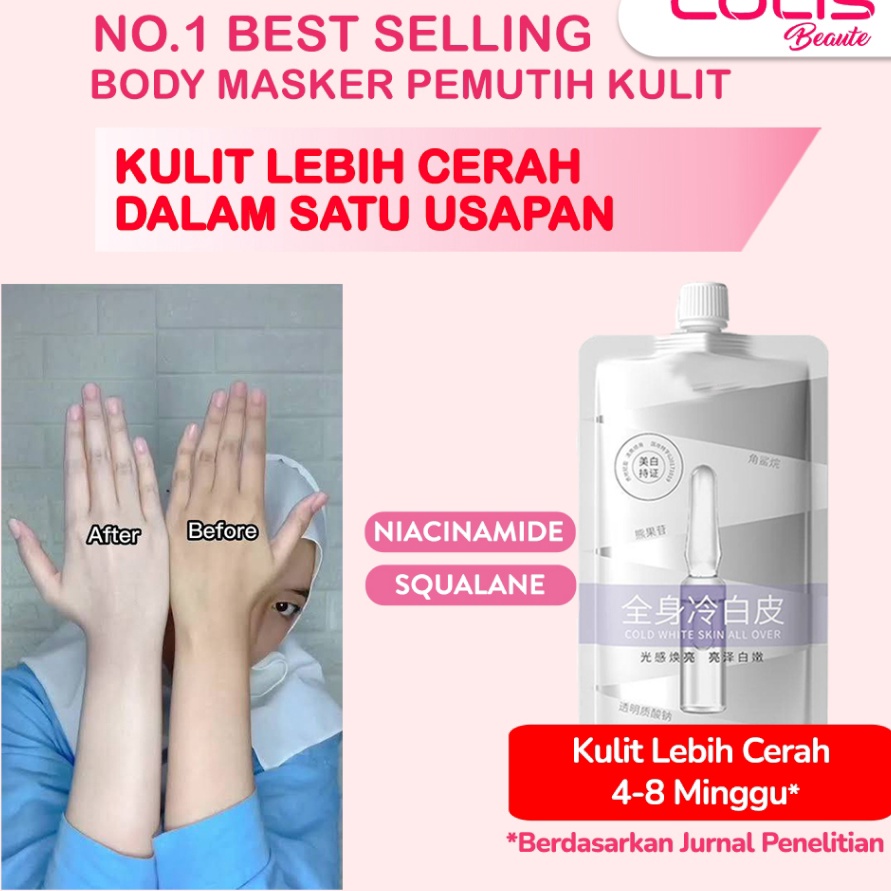 KODE 77 Body Mask  Pemutih badan  Sabun pemutih badan  Hand body pemutih  Collagen  Body serum  Pemu