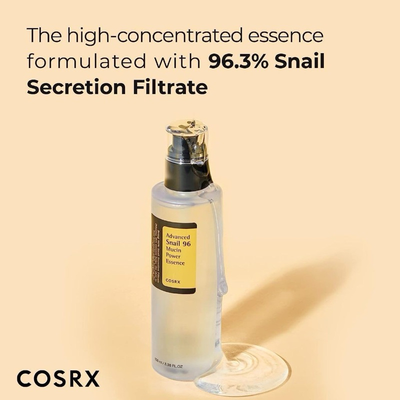 COSRX Advanced Snail Mucin 96 Power Essence Skin preloved jual murah Care - 100 ML (Esense wajah unt