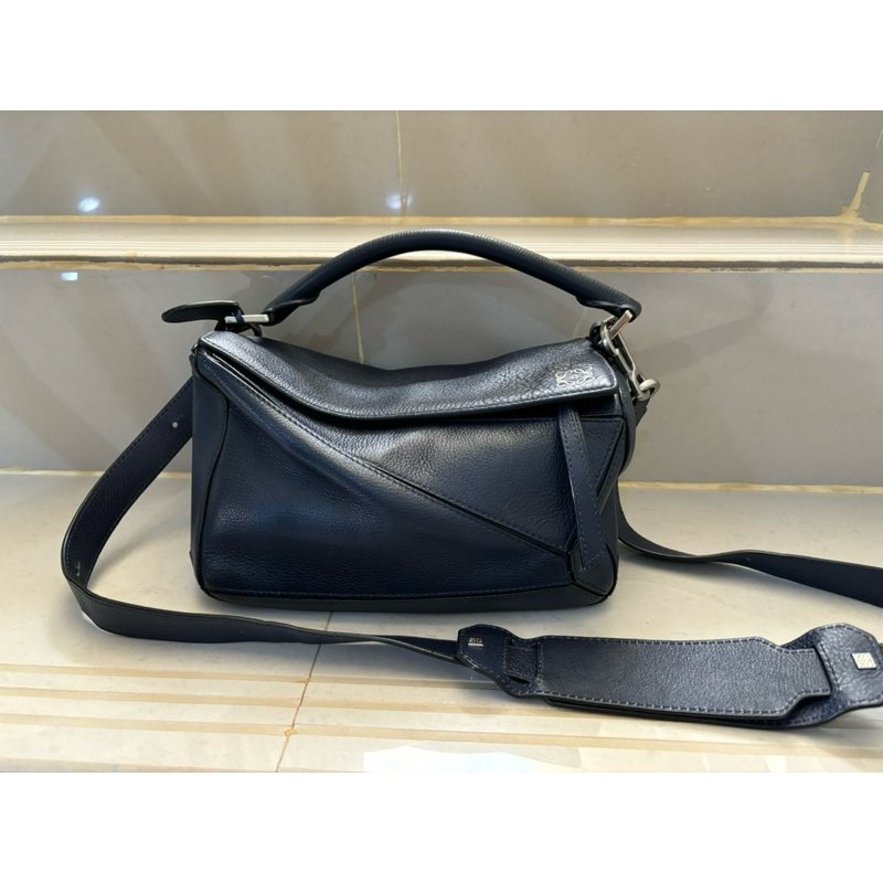 Tas Loewe Puzzle Navy Bag Preloved