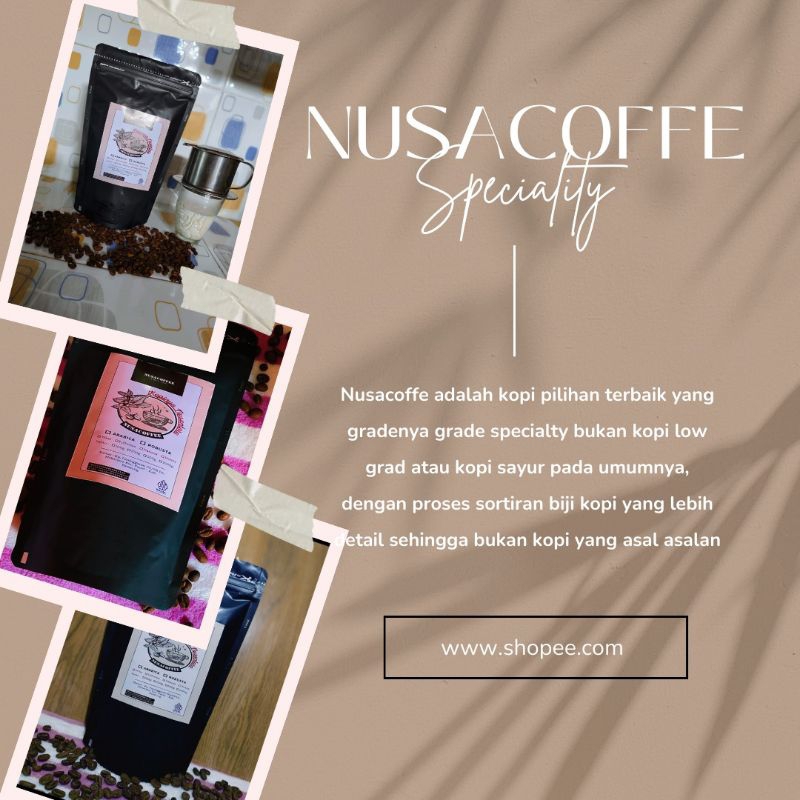 

Kopi Arabica Nussacoffee Honey 250gram