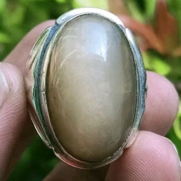Cincin Batu Pandan Kapas Natural