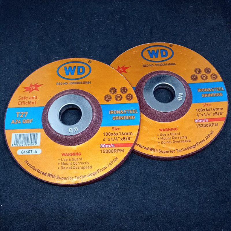 Batu Gerinda Poles 4" WD / Mata Batu Asah Gerinda