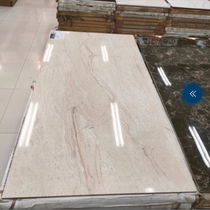 granit lantai/dinding motif marmer Atacama beige 60x120 polished