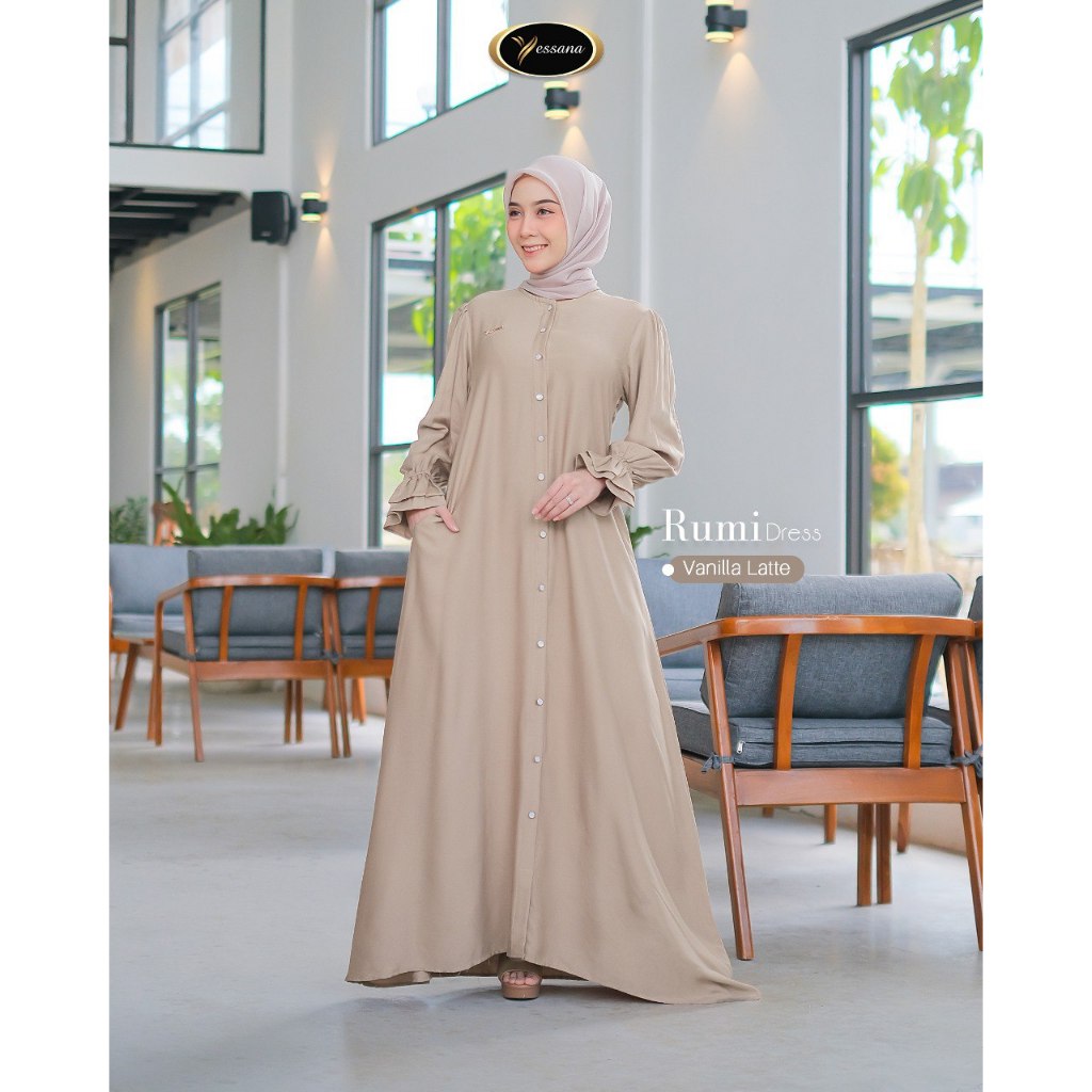 Rumi Dress Yessana Gamis Wanita