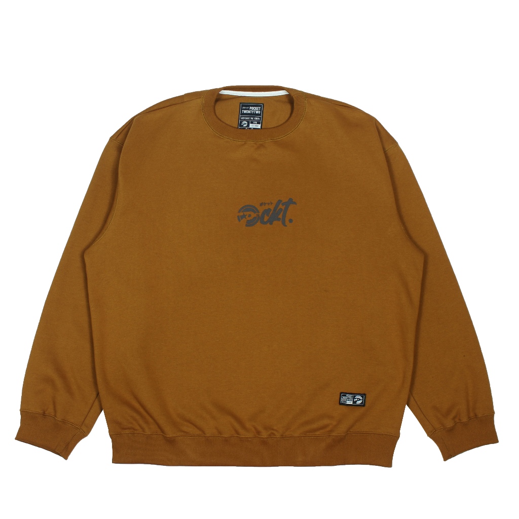 POCKET22 HOODIE SW CN 381 BENE CARAMEL - PRIA / WANITA TERBARU CASUAL STREET SYTLE