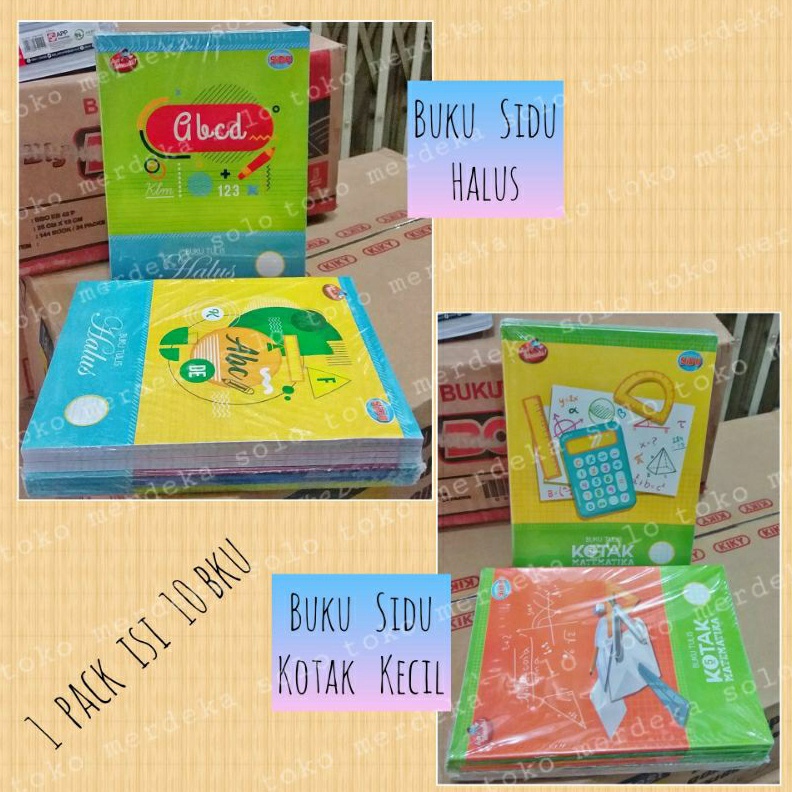 

KODE W5M5 Buku Tulis HALUS KOTAK KECIL Sidu