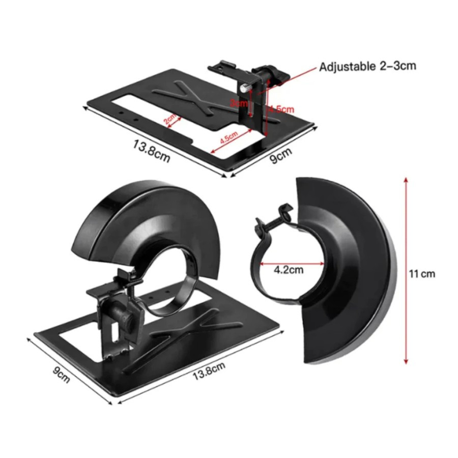 Paket Gerinda Braket Circular Saw Dudukan + Mata Gergaji 4"