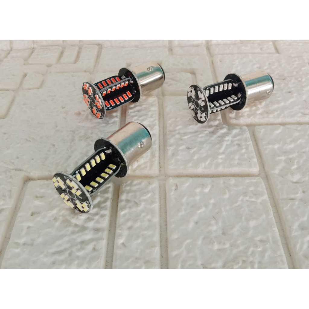 Lampu Stop Rem 64 Mata Led Flash Kedip Lampu Rem Motor Running Universal Lampu Stop Running 64 Mata 