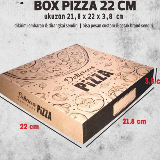 

KOTAK PIZZA UKURAN 22