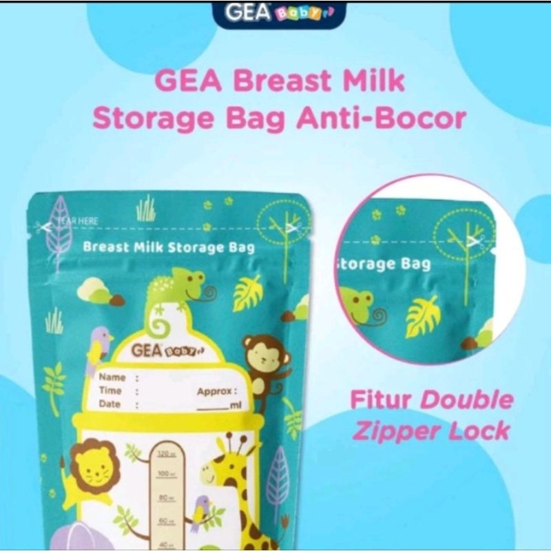 GEA BABY Breast Milk /Plastik Asi /Kantung Asi 120ml
