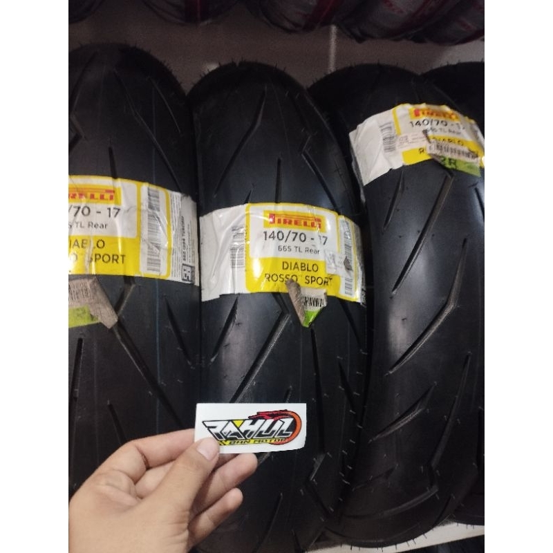 BAN PIRELLI ROSSO SPORT 140/70 RING 17