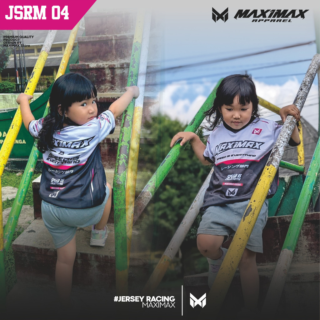 Jersey Racing Anak | Jersey Maximax Apparel | Kids Jersey Lucu