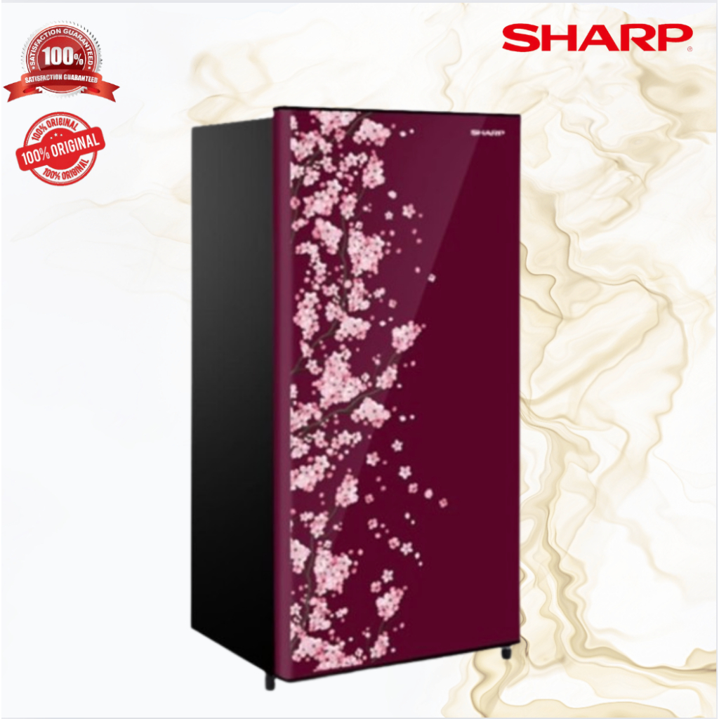 KULKAS 1 PINTU SHARP SJN182DVR 157L/SJN-182-DVR/SJN-182DVR/SJN 182 DVR/ORIGINAL GARANSI BERGARANSI