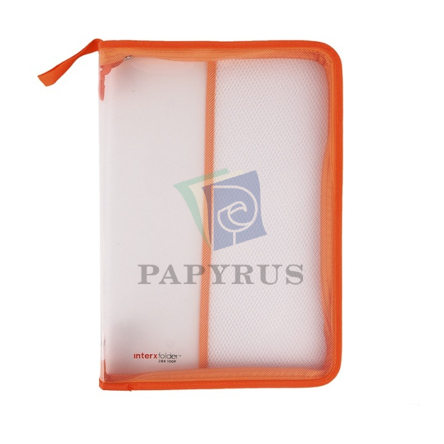 

MAP ZIPPER JARING / MAP ZIPPER JALA / MAP PLASTIK RESLETING / DOCUMENT BAG / TAS DOKUMEN / MAP TENTENG / MAP JINJING / ZIPPER FILE CASE FOLIO INTERX ZBX100F ORANGE