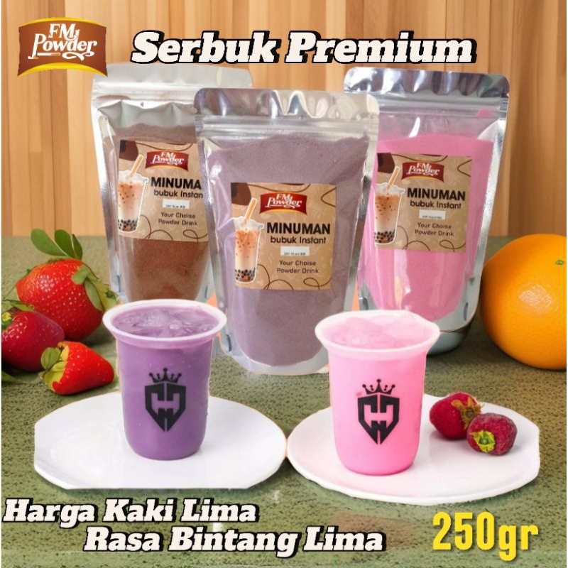 

SERBUK MINUMAN FM POWDER PREMIUM 250gr/SERBUK RASA KEKINIAN
