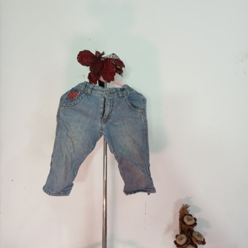 OLIVE OYL Celana Panjang Jeans Anak Perempuan *free aksesoris*