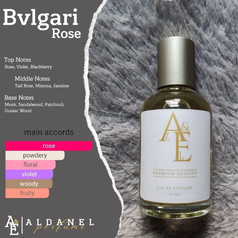 ALDANEL PERFUME - Bvlgari Rose - Parfum Original - Parfum Bibit - Refill