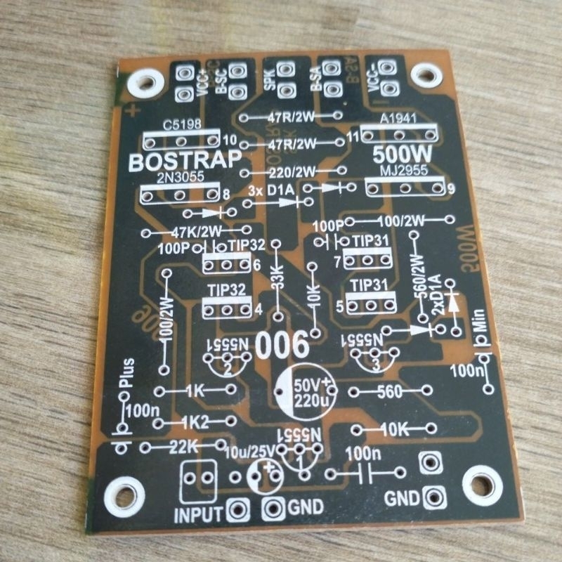 PCB power micro bostrap 500w mono