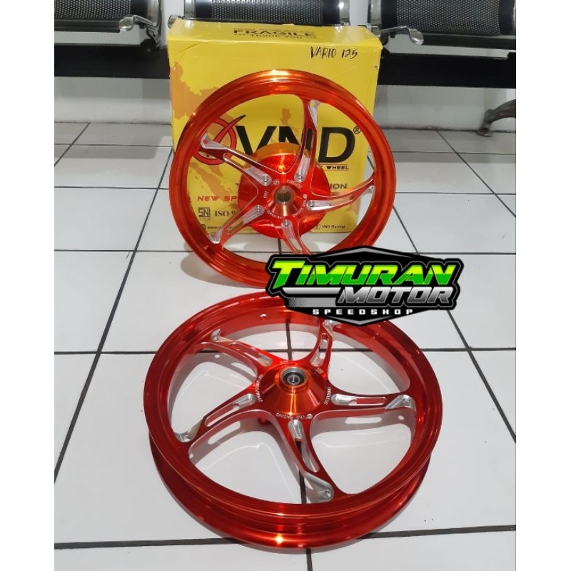 VELG VND NEW SPEED VARIO 125 - VARIO 150 185 215 R14 ORANGE