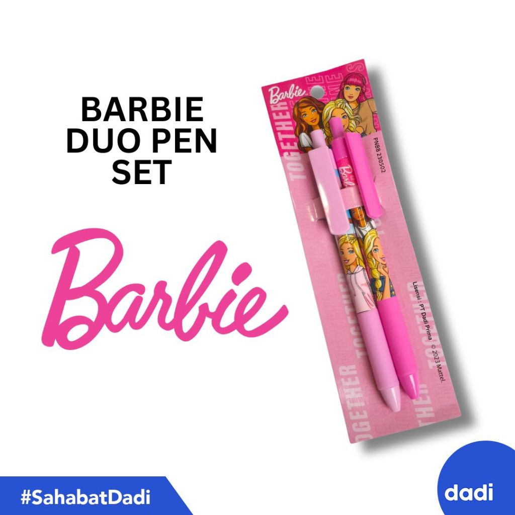 

Dadi - Barbie Duo Pen Set - Pulpen Set/Alat Tulis