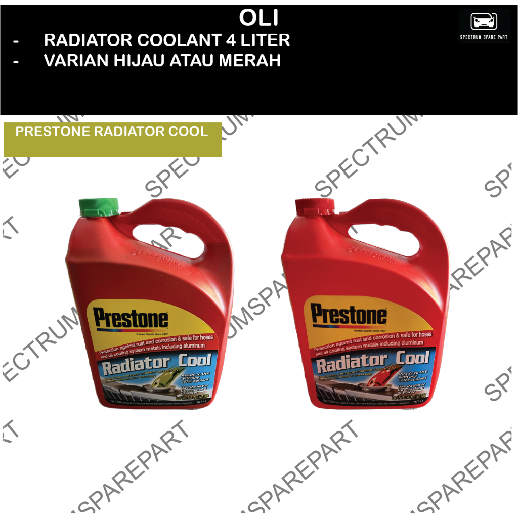 Cairan Radiator Mobil & Motor Prestone 4 Liter – Coolant Universal Original