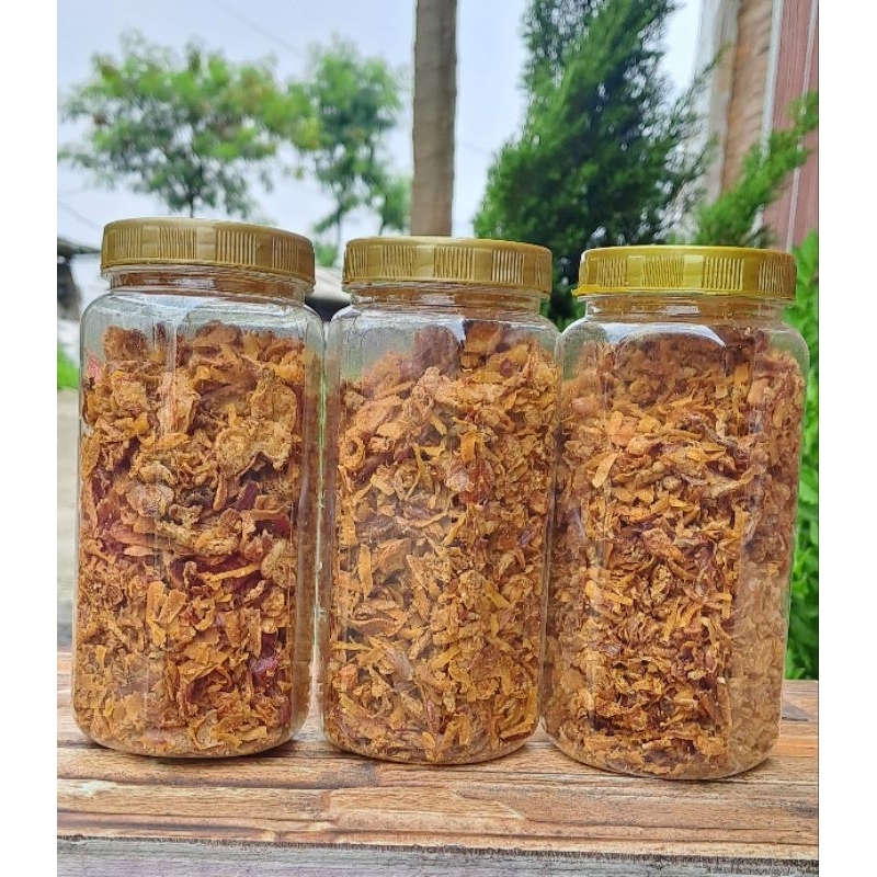 

Bawang Goreng Bagor 4 Toples Tanpa Pengawet Halal IK3
