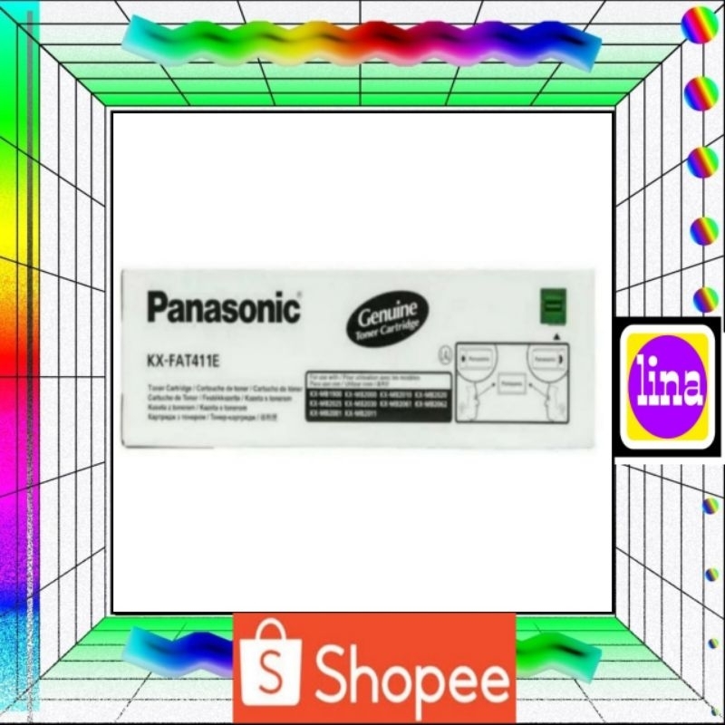 Toner Cartridge Panasonic KX-FAT411E for=KX-MB1900, KX-MB2000, KX-MB2010, KX-MB2020, KX-MB2025, KX-M