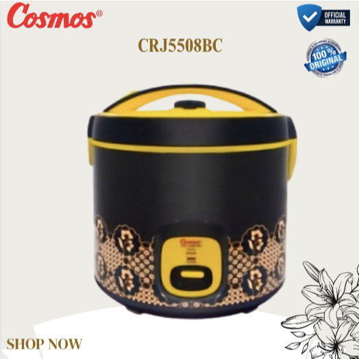 COSMOS RICE COOKER NON STICK CRJ5508BC 2.5L/CRJ-5508BC/CRJ-5508-BC/CRJ 5508BC/ORIGINAL BERGARANSI