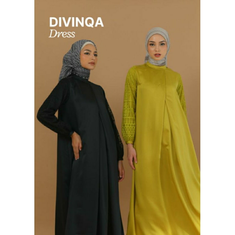 ZOYA- BUSANA MUSLIM DRESS DIVINQA ORIGINAL BY ZOYA (COD)