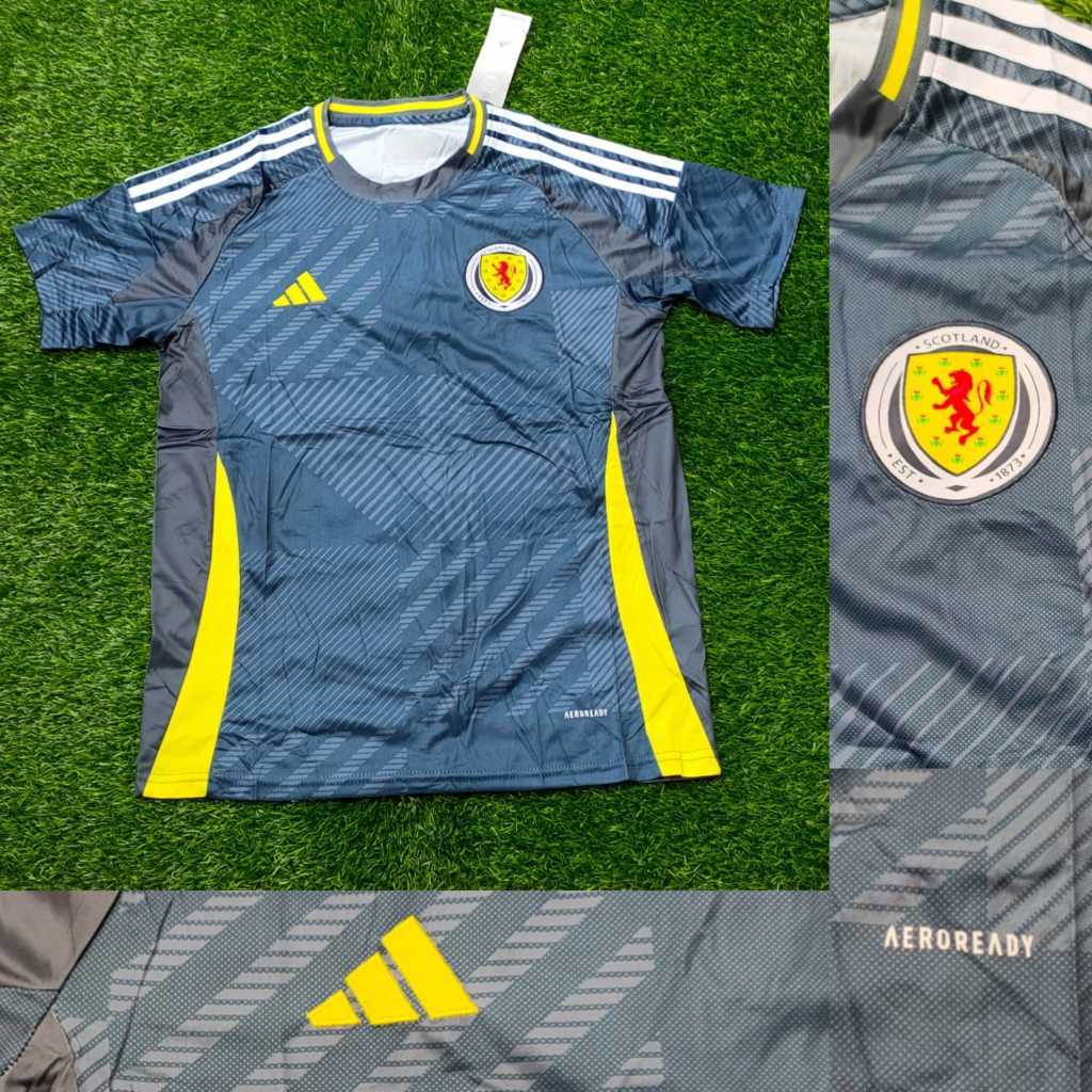 JERSEY BOLA SKOTLANDIA HOME PIALA EROPA 2024 GRADE ORI