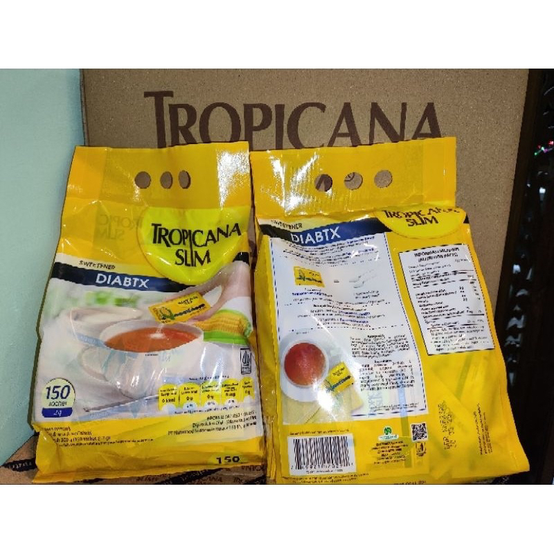 

GULA TROPICANA SLIM DIABTX 150 Sachet | Pengganti gula pasir terbuat dari saripati jagung