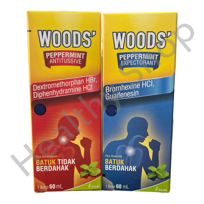 Woods Peppermint Obat Batuk 60ml
