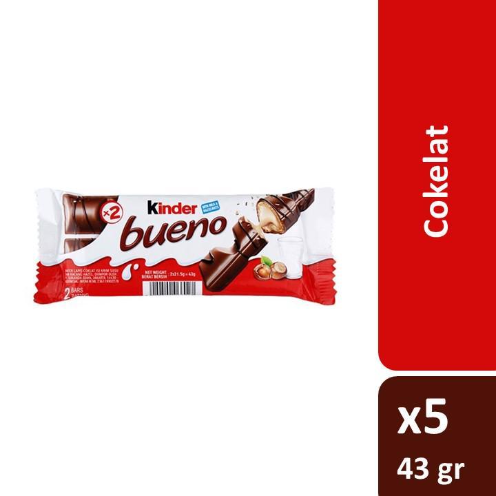 

43gr Kinder Bueno Wafer Lapis Coklat Exp. Desember 2024