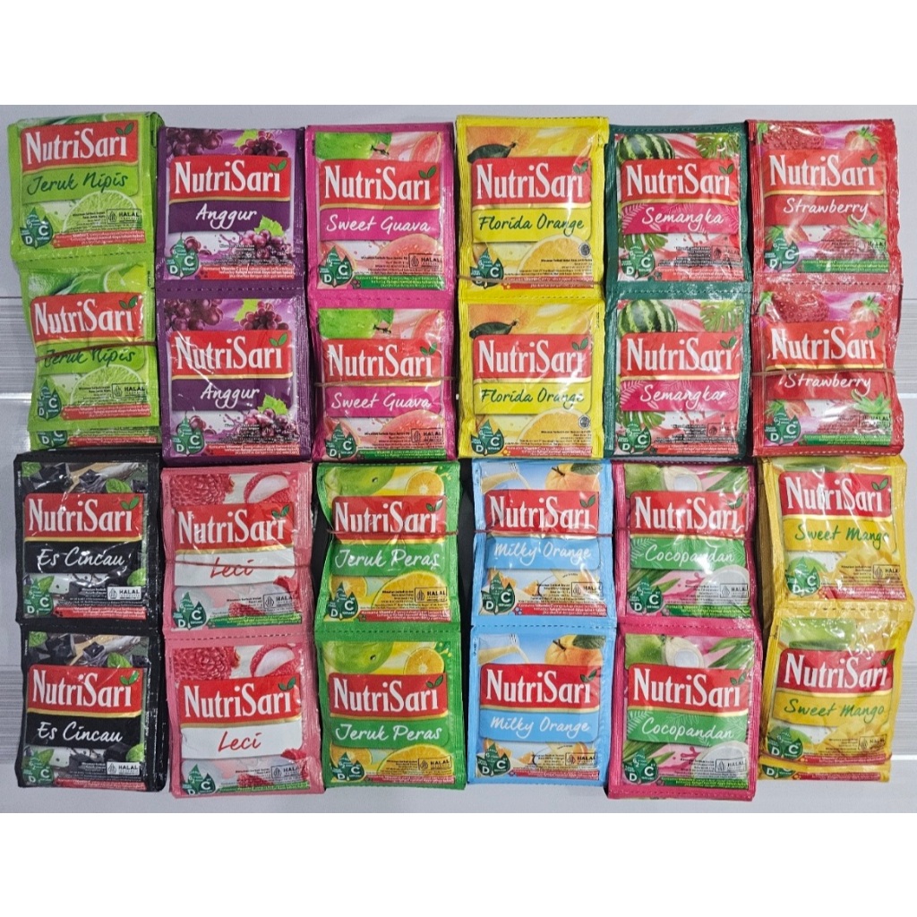 

Nutrisari Renceng isi 10Sachet