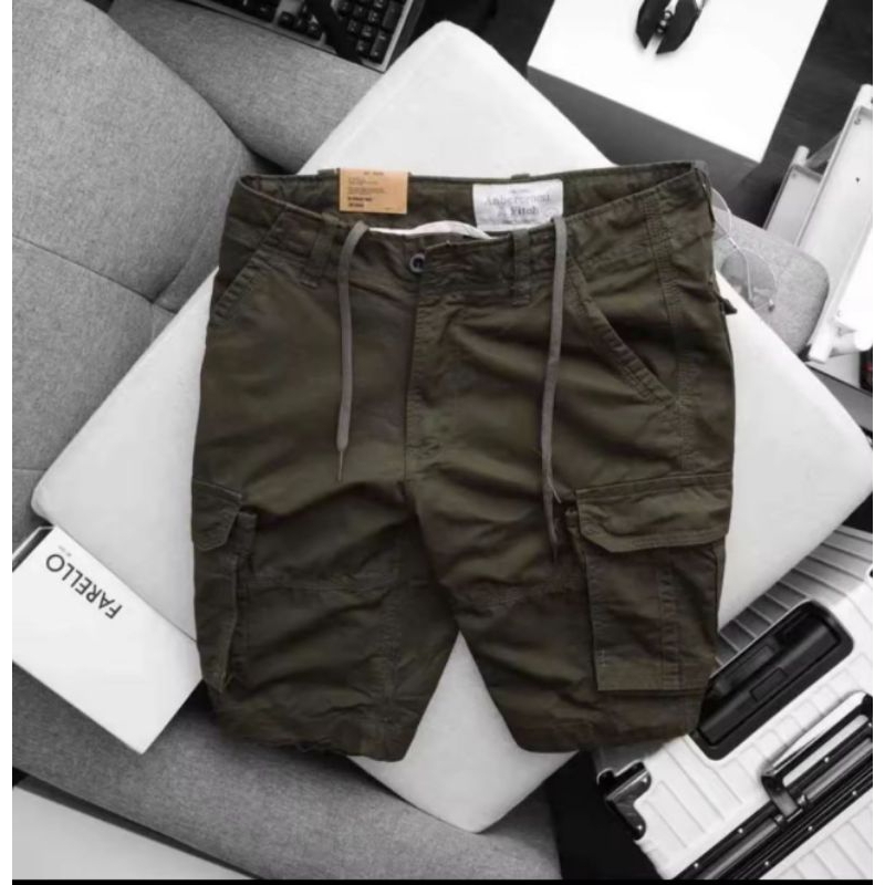 Celana pendek pria size 27-33 bahan melar - Celana pendek cargo pdl pria dewasa