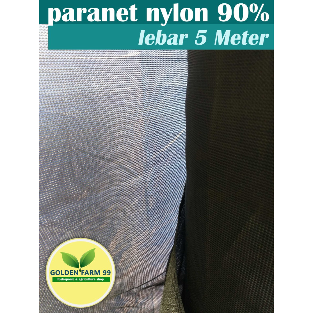 Paranet nylon 90% Lebar 5 Meter Kualitas Premium