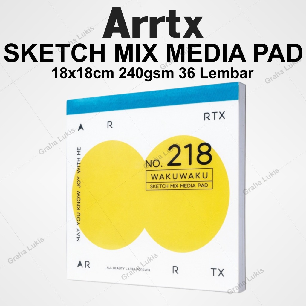 

ARRTX Sketch Mix Media Pad 18x18cm 240gsm 36 Lembar