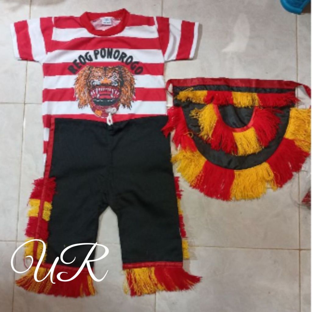 PAKET HEMAT KUY⚡Set baju reog / baju reog anak / satu paket baju reog ponorogo / Embong jaranan / se