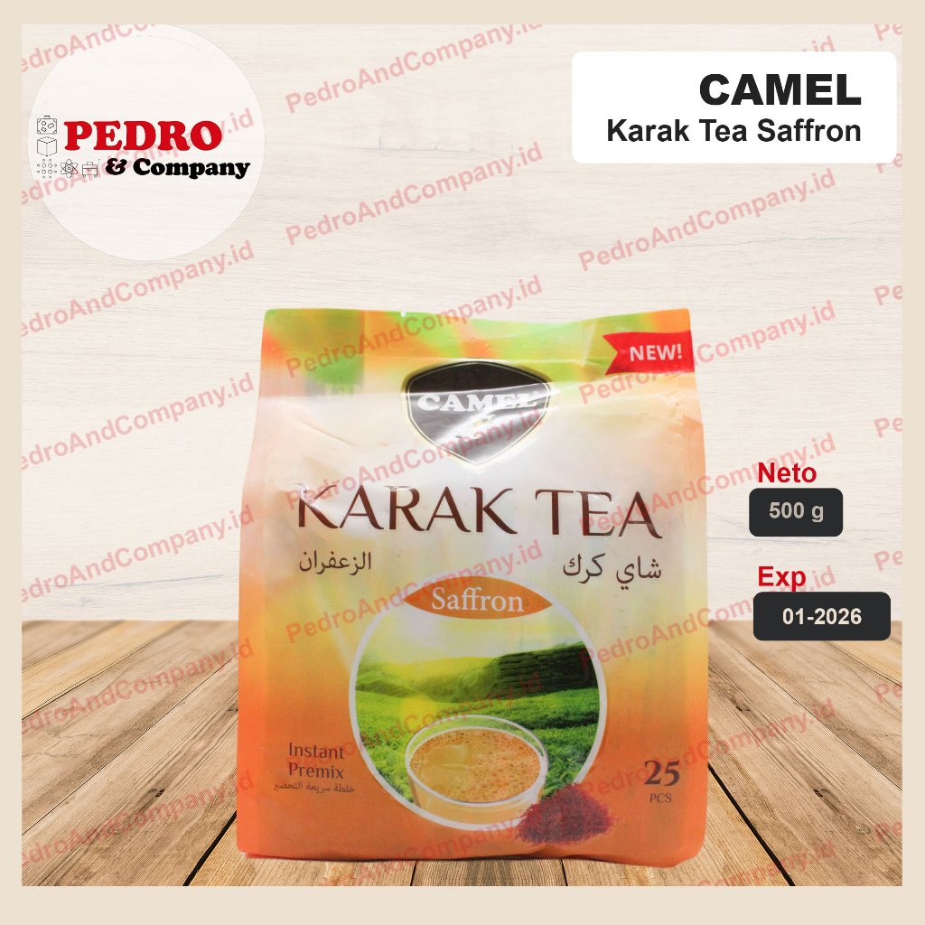 

Camel Karak Tea 500 gram isi 25 sachet teh instant