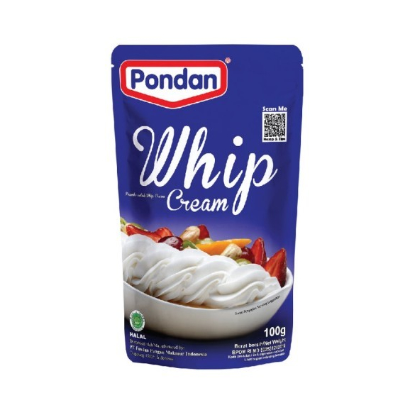 

PONDAN WHIP CREAM WHIPPY 100GR