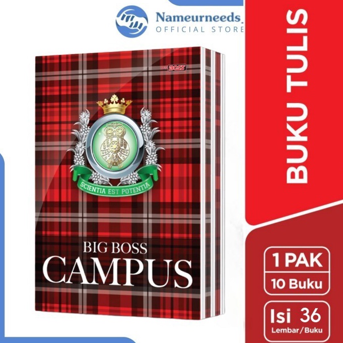 

KODE G3Z Buku Tulis BigBoss Campus 36 Lembar 1Pcs