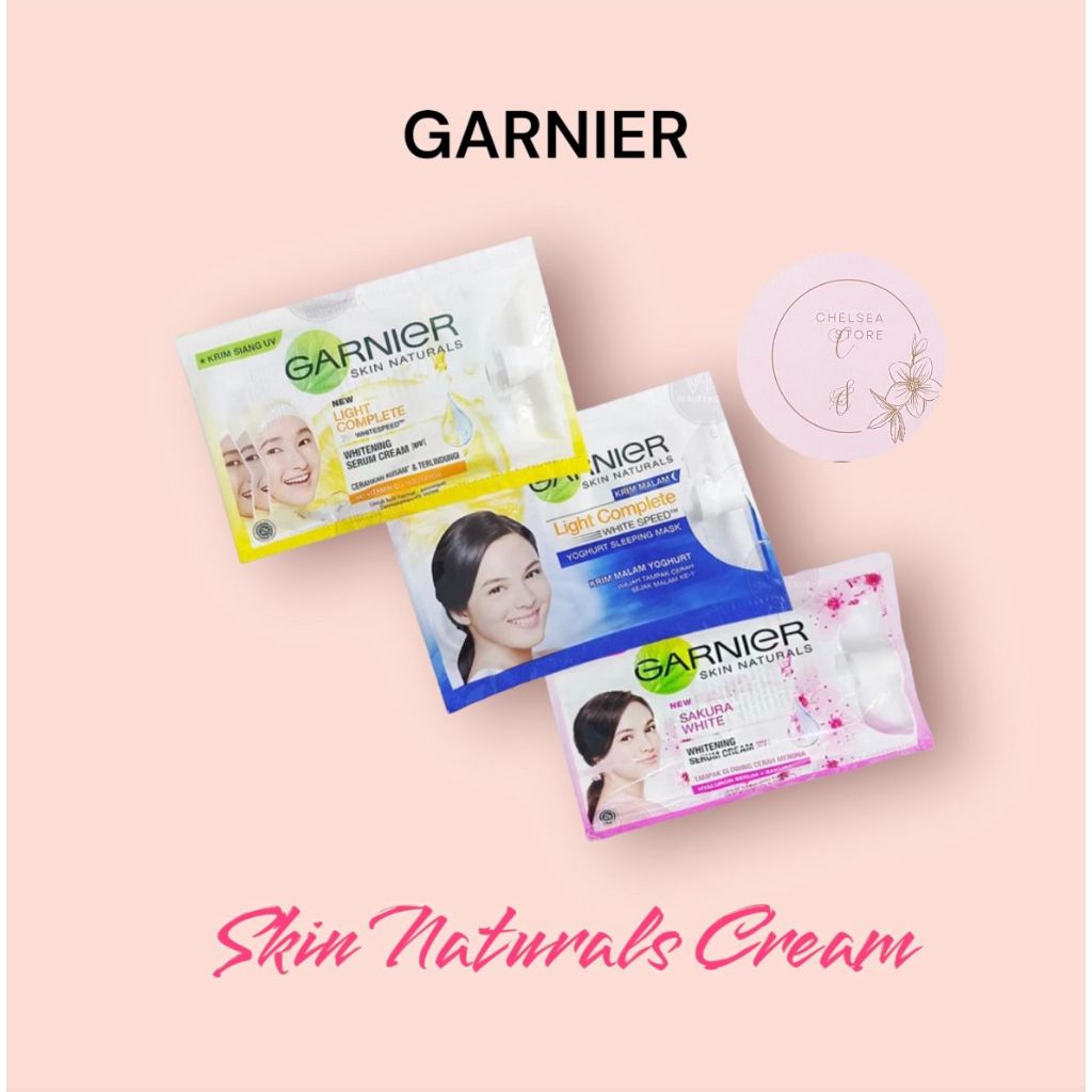 Garnier Whitening Cream Sachet