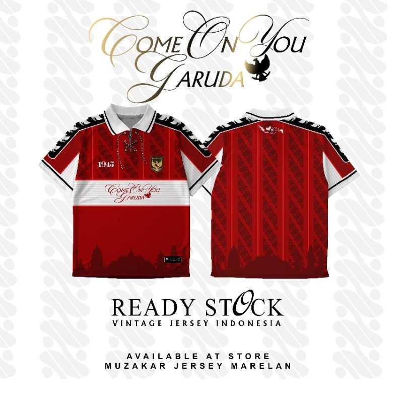 Jersey Fantasy Timnas Garuda Indonesia Limited Edition Muzakar Baju  Bisa Sablon Merah Red