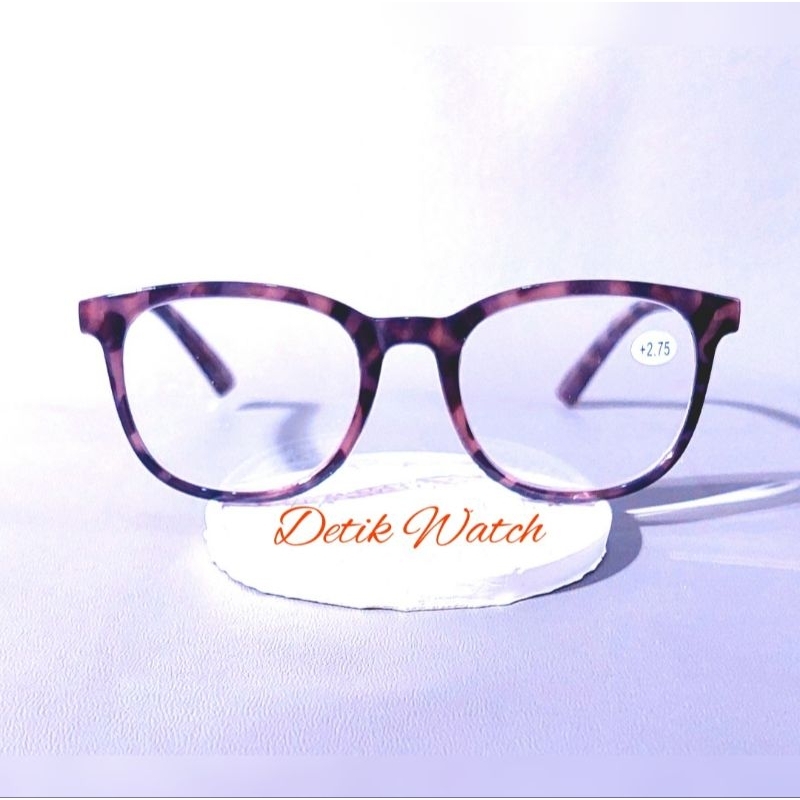 Kacamata Baca Kacamata Plus Frame Kotak Leopard DR839D-T