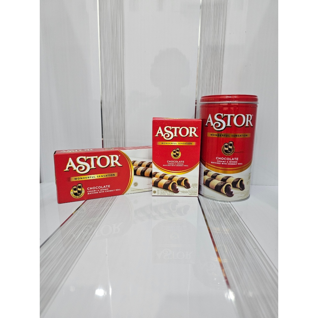 

Astor Stick Wafer Chocolate Box 40g/150g | Kaleng 330g