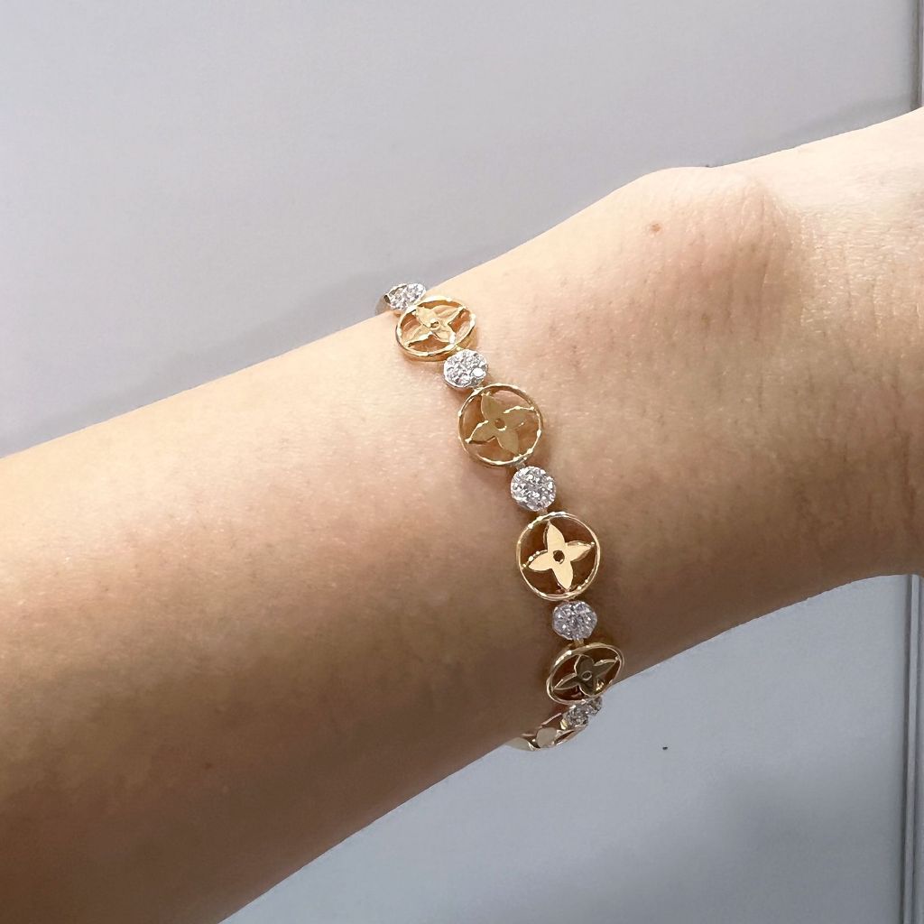 Gelang Emas Kadar 375 (8K) 420 (9K) Model Koye Berat 3 - 5 Gram an