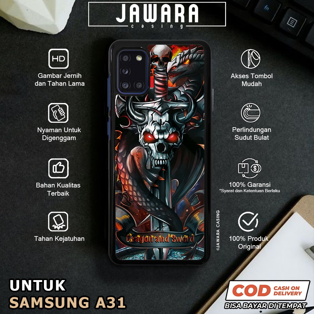 Case Samsung A31 Casing Samsung A31 [SKLL] Premium Glossy Case Hp Samsung Jawara Casing Hp Samsung A