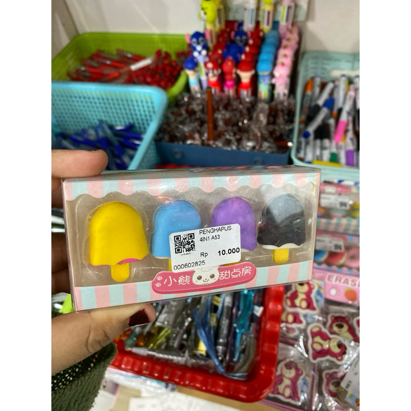 

penghapus 4in1 karakter