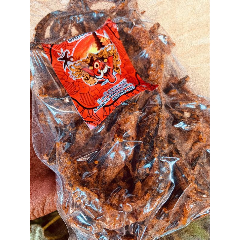 

Belut / Lindung Crispy Bumbu Bali Cap Barong